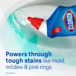 Clorox Toilet Bowl Cleaner Clinging Bleach Gel, Ocean Mist, 24 fl oz, 2 Pack - Image 3