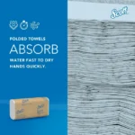 Scott Professional Universal Multifold Paper Towels, Bulk (01840), Absorbency Pockets, White, 9.2x9.4 Towel, Compressed, Compact Case (250 SheetsPack, 16 PacksCase, 4,000 Sheet Total) - Image 4