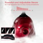 Topcobe 2000W Heavy Duty Multi-purpose Steam Cleaner Mop with Detachable Handheld Unit, Multi-Purpose Steamer for Home Use, Steamer for Cleaning Floor-Red - Image 2