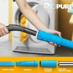 propuri Dryer Vent Cleaner Kit Dryer Lint Vacuum Attachment Brush, Lint Remover, Dryer Vent Vacuum Hose Replacement Parts, Blue - Image 3
