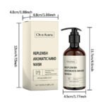 SDJMa Aromatic and Nourishing Hand Soap, Infused with Natural Aromatherapy Essential Oils Orange Peel & Rosemary Leaf Extract Keep Hands Moisturized - 100ML - Image 2