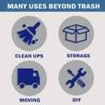 4 Gallon Trash Bags 200 Count, Small Garbage Bag 4-6 Gallon for Office, Bedroom, Bathroom - Image 3