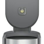 simplehuman 45 Liter / 12 Gallon Slim Hands-Free Kitchen Step Trash Can, Brushed with Plastic Lid - Image 2