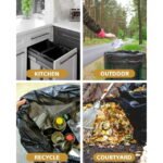 55 Gallon Trash Bags (50 Count)1.5 Mil,Heavy Duty Outdoor Garbage Bags for Office, Waste, and Storage Use - Image 3