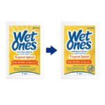 Wet Ones Antibacterial Hand Wipes, Tropical Splash Citrus Scent, 24 Ct Individually Wrapped Wipes - Image 2