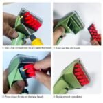 1400B Little Green 3" Tough Stain Brush Tool Replacement for Bissell Little-Green Upright & Portable Carpet Cleaners for 1400B 1425 3860 1400W 1400 2290A Series,Green,1 Brush,1 Replacement Brush.