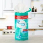 Great Value Disinfecting Wipes, Lemon and Fresh Scent, 225 Count, 3 Pack - Image 3