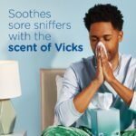 Puffs Plus Lotion with the Scent of Vick's Facial Tissues, 1 Cube, 48 Tissues Per Box - Image 2