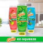 Gain EZ-Squeeze Dishwashing Liquid Dish Soap, Original Scent, 14.70 fl oz - Image 3