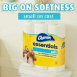 Charmin Essentials Soft Toilet Paper 6 Mega Rolls, 330 Sheets Per Roll - Image 2