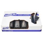 Genuine Joe Heavy-Duty Trash Can Liners, 60 Gallon, 50 per Box, GJO01535, Black - Image 2