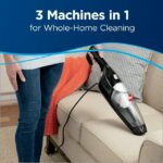 BISSELL 3-in-1 Turbo, Corded, Stick Vacuum, Carpet, Area Rugs, Hardfloor, Upholstery, Removable Hand Vac, Lightweight, Motorized Bursh Roll, 2610, Black - Image 3