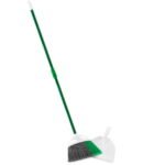 Libman Angle Broom and Dustpan Set with Steel Handle for Indoor and Outdoor Use - Image 3