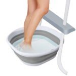 HWHCGZ Collapsible Foot Bath Basin Tub for Soaking Feet, Foldable Foot Soak Plastic Bucket Bathtub Tools