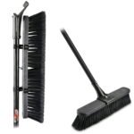 Libman High Power Push Broom Multi-Surface 18 inch with Steel Handle