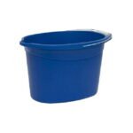 Auto Drive Plastic 12-Quart Oval Bucket, Blue - Image 2