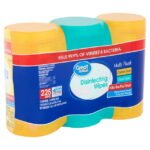 Great Value Disinfecting Wipes, Lemon and Fresh Scent, 225 Count, 3 Pack - Image 4