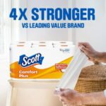 Scott ComfortPlus Toilet Paper, 12 Mega Rolls - Image 3