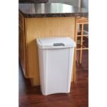 Sterilite 13 gal Touchtop Wastebasket, White - Image 2