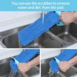 Yocada Spray Mop with Adjustable Iron Pole for Home Office Floor Cleaning Total 2 Mop Pads, Blue - Image 3