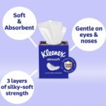 Kleenex Ultra Soft Facial Tissues, 2 Flat Boxes, 120 Tissues per Box, 3-Ply - Image 2