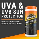 Armor All Car Interior Protectant Car Cleaning Wipes, 60 Count - Image 3