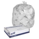 Genuine Joe Clear Trash Can Liners, 16 gal, 500/carton, GJO01011 - Image 2